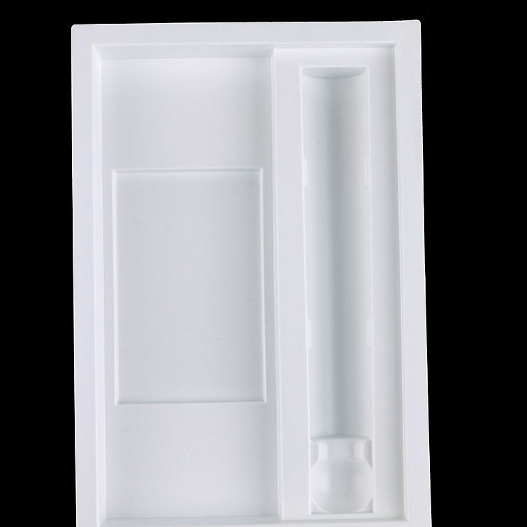 custom size Blister Packaging plastic inserts tray custom white Blister Packaging plastic inserts tray For Electronic Packaging