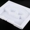 vacuum formed cosmetic tray white ps tray plastic blister inner tray