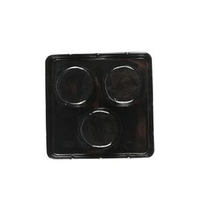 Customized Size Shape Flocking Inner Tray Package Plastic Insert Blister Tray For Cosmetics