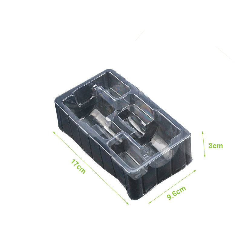 Custom Shape Biodegradable Clear Blister Clamshells Packaging Tray For Hardware Accessories Packaging