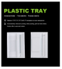 custom size Blister Packaging plastic inserts tray custom white Blister Packaging plastic inserts tray For Electronic Packaging