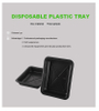 Manufacturer OEM Disposable PET Plastic Trays Supermarket Multipurpose Display Blister Tray Packages