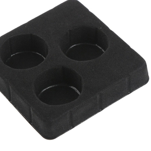 Factory Direct Sale Custom Size Color Shape Black Flocking Packaging PS Blister Inner Tray For Cosmetics
