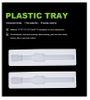 custom size Disposable clamshell custom plastic blisters packaging insert tray For Watch Packing