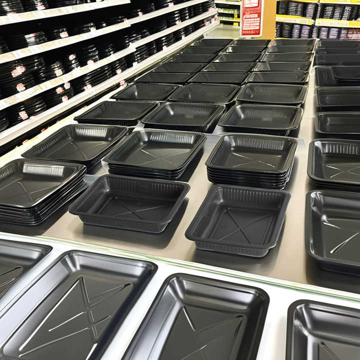 Plastic Pet Meat Tray Customized Food Packaging Supermarket Fruit Vegetable Blister Tray