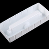 China plastic inserts disposable custom logo plastic blister ps tray for cosmetic packing