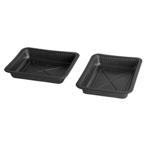 Customized Eco Friendly Pp Black Disposable Plastic Food fruit Blister Packaging Tray