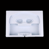 vacuum formed cosmetic tray white ps tray plastic blister inner tray