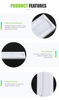 custom size Disposable clamshell custom plastic blisters packaging insert tray For Watch Packing