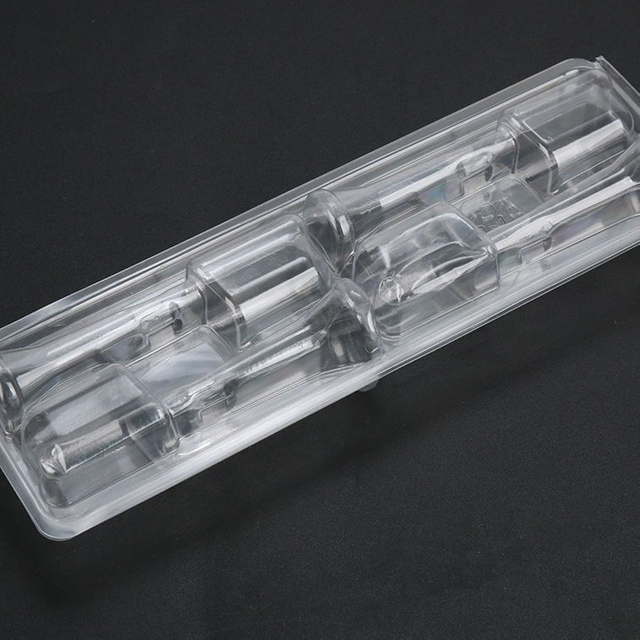 Custom Size Plastic Packaging Tray Custom Transparent Pet Blister Cover For Electric Toothbrush Head