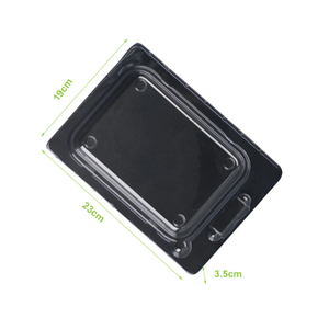 Custom Size Clear Blister Packaging Tray PET Disposable Plastic Clamshell Package For Electronic Packaging