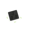 Custom Round Shape PS PVC PP Plastic Cosmetic Blister Tray With Flocking & Velvet/Flocking Inner Tray