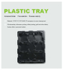 Customized ps black esd plastic electronic hardware component Anti-static blister tray