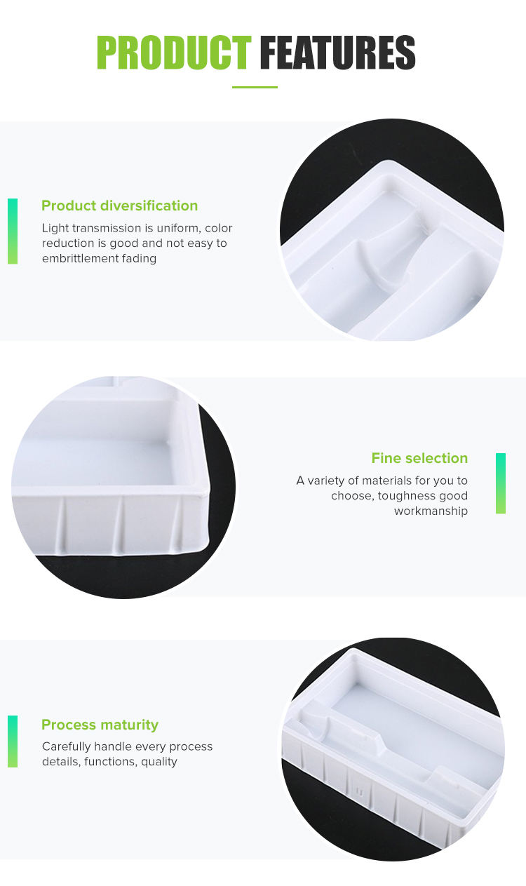 Custom Size Shape Logo Blister Clamshell Packaging For Electric Toothbrush Blister Clamshell Packaging