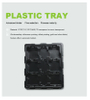 Factory direct sale customize black ps plastic tray for electronic components