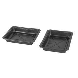 Food Grade Eco-Friendly Black/White Disposable Vacuum Packing Trays Vegetable/Fruit/Food Plastic Tray
