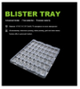 Custom Plastic Blister Clamshells Packaging PET Clamshells Blister Tray