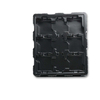 Customized ps black esd plastic electronic hardware component Anti-static blister tray