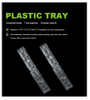 Custom Size Plastic Packaging Tray Custom Transparent Pet Blister Cover For Electric Toothbrush Head