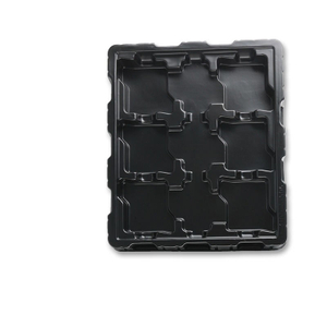 Factory direct sale customize black ps plastic tray for electronic components