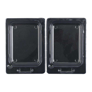 Custom Logo Transparent Plastic Card PET Transparent Hardware Blister Tray For Electronic Packaging