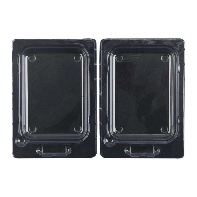 Custom Logo Transparent Plastic Card PET Transparent Hardware Blister Tray For Electronic Packaging